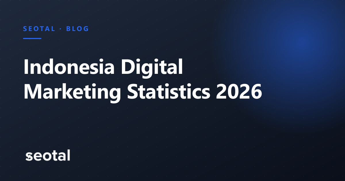 Indonesia Digital Marketing Statistics 2026